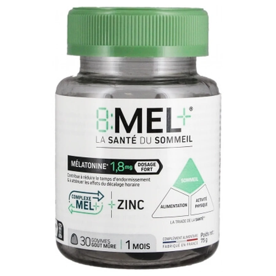 8Mel+ Melatonin 1.8 mg, 30 Gummies