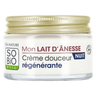 Léa Nature SO BIO étic Mon Lait d'Ânesse Bio-Regenerierende, sanfte Nachtcreme 50 ml