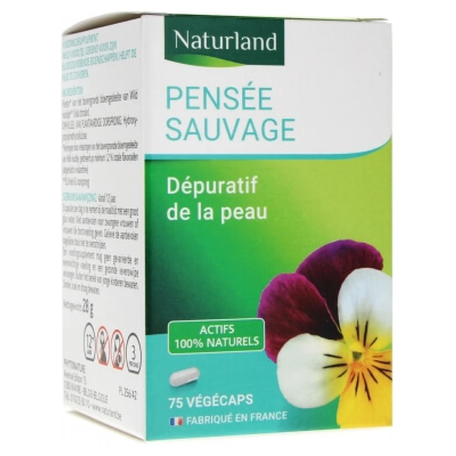 Naturland Panseluță sălbatică 75 capsule vegetale
