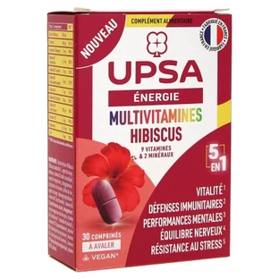 UPSA Energy Hibiscus Multivitaminici 5 in 1, 30 compresse