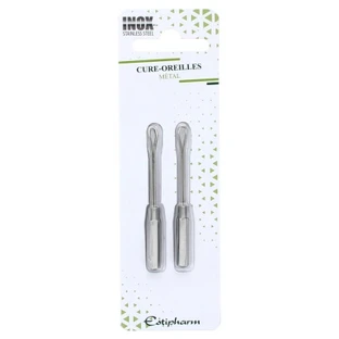 Estipharm 2 bețișoare de curățat urechile din metal
