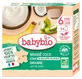 Babybio-Mischung aus Kokosnuss, Kiwi und Banane mit Kokosmilch, ab 6 Monaten, Bio, 4 Beutel à 85 g