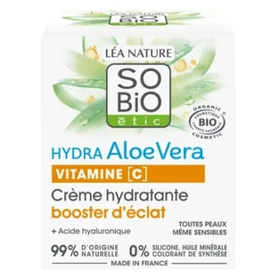Léa Nature SO BIO étic Hydra Aloe Vera Vitamina C Cremă hidratantă pentru strălucire 50 ml