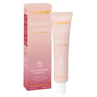 Florame Glow Protect Fluide Éclat à la Grenade Bio 40 ml