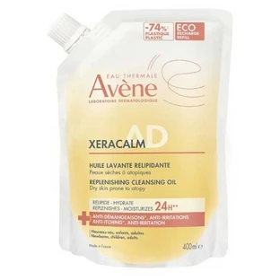Aceite limpiador restaurador de lípidos Avène XeraCalm AD, recambio ecológico, 400 ml