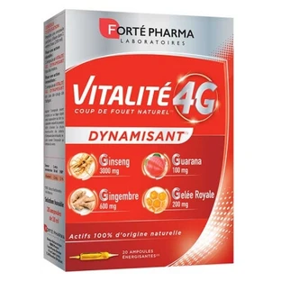 Forté Pharma Vitalité 4G, 20 Ampoules