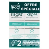 Desodorante en roll-on RoC Keops, paquete de 2 (30 ml cada uno)