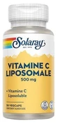 Solaray Liposomal Vitamin C 500 mg, 30 Vegetarian Capsules
