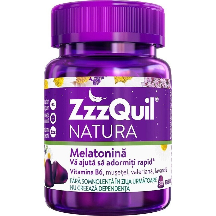 Gute Nacht mit Melatonin, 30 Weichgummis, ZzzQuil Natura