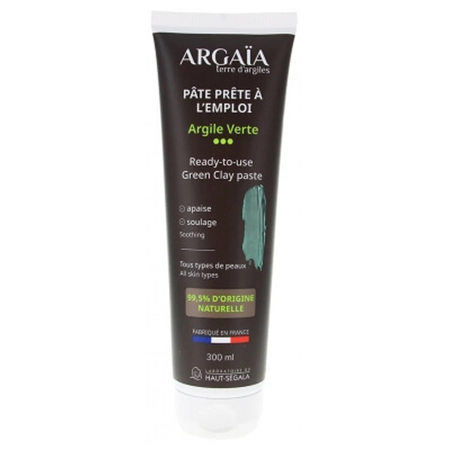 Argaïa Ready-to-Use Green Clay Paste, 300 ml