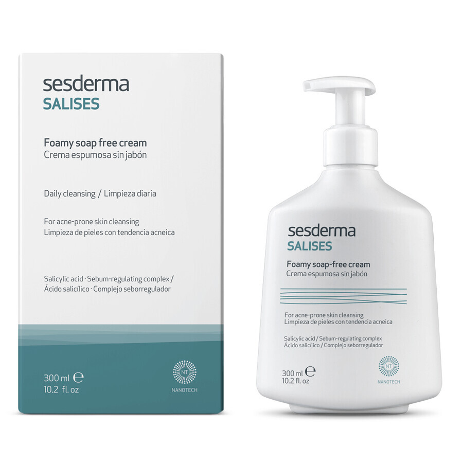 Sesderma Salises Oily Skin Cleansing Cream, 300 ml