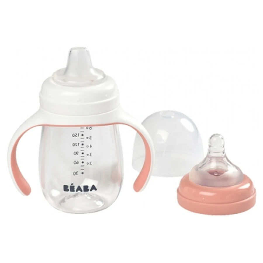 Béaba 2-in-1-leerfles, 210 ml, vanaf 4 maanden
