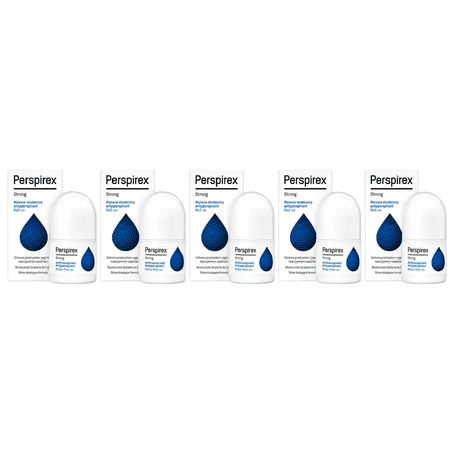 Perspirex Strong 5 × 20 ml Roll-On-Antitranspirant