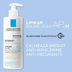 La Roche-Posay Lipikar Baume Light AP+M Balsam mit dreifacher Wirkung gegen trockene Hautstellen, 400 ml