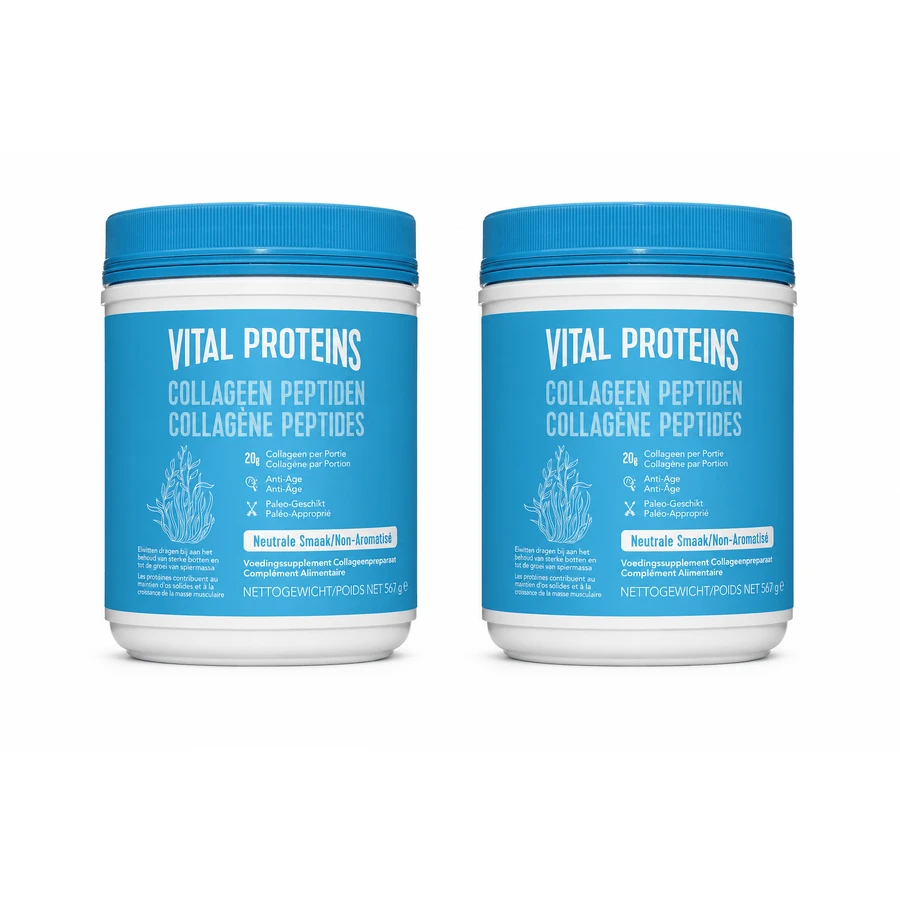 Vital Proteins collageenpeptiden, poeder zonder smaak, 2 x 567 g, GNC 