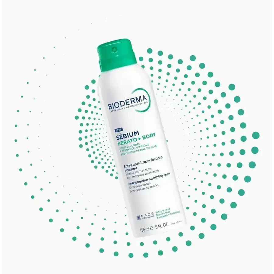 Sebium Kerato+ Body Spray, 2x150 ml, Bioderma 