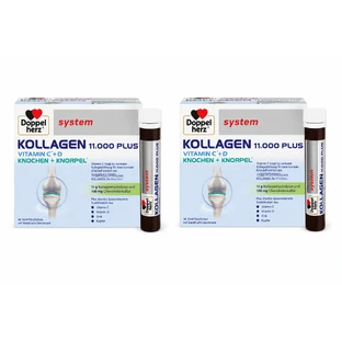 Doppelherz COLAGEN 11,000 PLUS. 2 x 30 bottles
