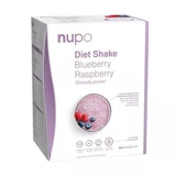 Dieetshake met bosbessen- en frambozensmaak, 12 zakjes à 32 g, Nupo