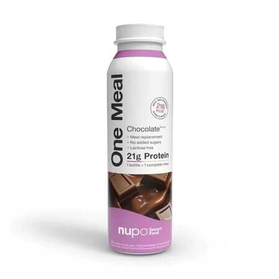 One Meal-shake met chocoladesmaak, 330 ml, Nupo