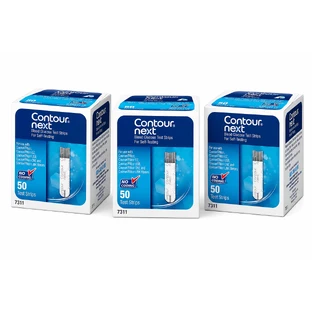 Ascensia Contour Next Blood Glucose Test Strips, 3x50 strips