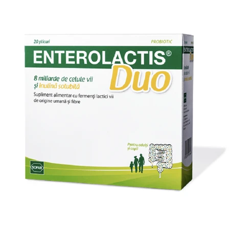 Enterolactis Duo, 6 x 20 zakjes, Sofar