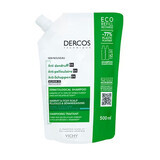 Rezervă șampon anti-mătreață pentru păr normal-gras Eco Dercos, 500 ml, Vichy