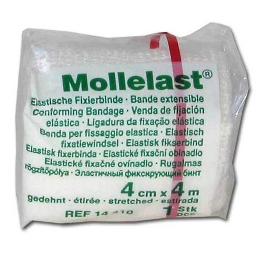 Mollelast 4cmx4m weiß, 20 St Binden
