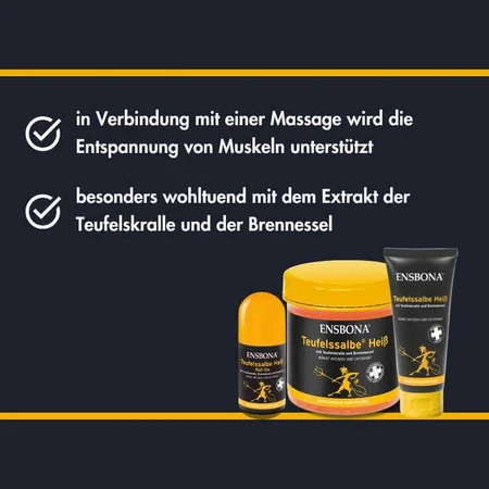 Ensbona Teufelssalbe heiß, 3x200 ml Salbe