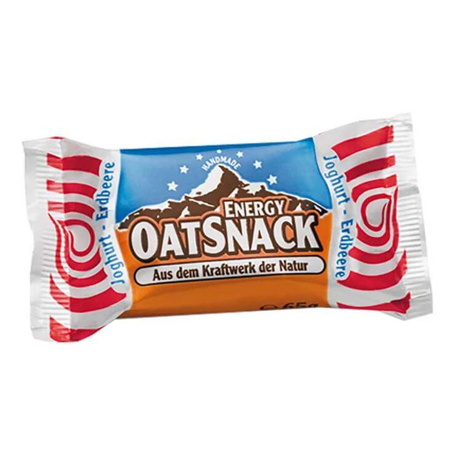 Oatsnack Energy – jogurt truskawkowy, 65 g (waga netto): ceny i cechy
