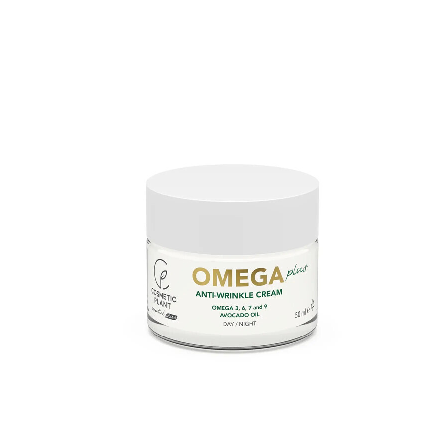 Crema Antirid Hranitoare si Revitalizanta Omega Plus cu Omega 3, 6 , 7, 9 si Ulei de Avocado 50 ml, Cosmetic Plant