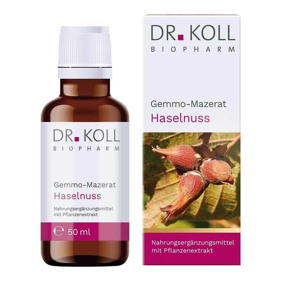 Dr. Koll-tinctuur van hazelnootknoppen (Corylus avellana), 50 ml druppels