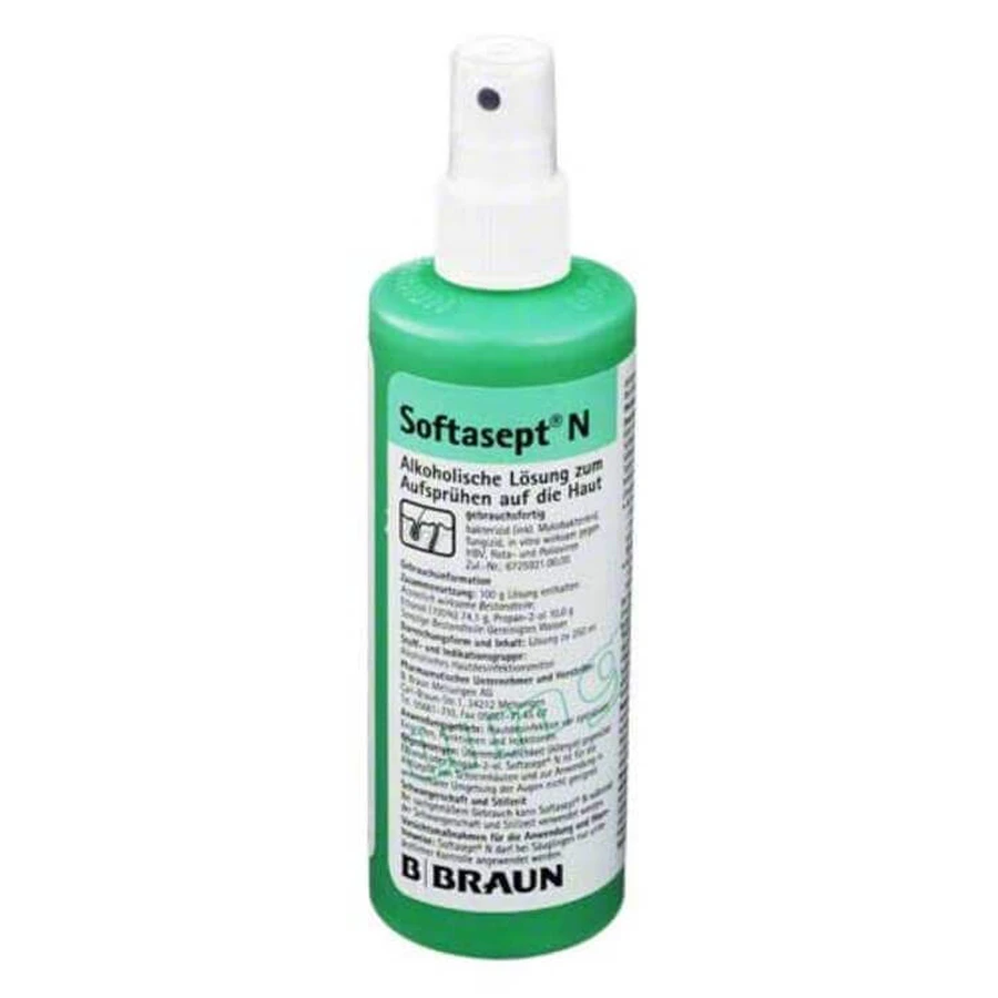 Softasept® N kleurloos huidontsmettingsmiddel, 250 ml oplossing