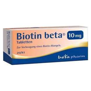 Biotin Beta 10 mg tabletten, 20 tabletten
