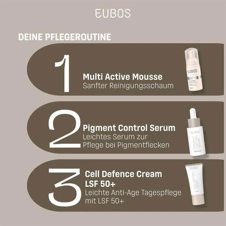 Eubos Anti-Age Cell Defence Cream SPF 50+, 50 ml, cremă de zi