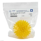 Hedgehog Massage Ball, 8 cm, yellow, 1 pc., as is