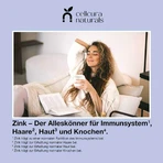 Cellcura Naturals Zink 25 mg, veganistische capsules met hoge dosering, 120 capsules