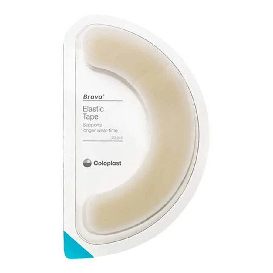 Strisce adesive elastiche Brava, curve, XL, 2 x 20 strisce