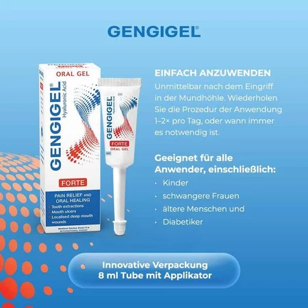 Gengigel Gel Forte Dental Gel, 8 ml dental gel