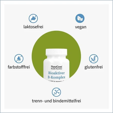 Cápsulas de complejo B bioactivo + NADH, 90 cápsulas