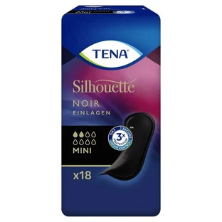 TENA® Silhouette NOIR Mini – tampoane pentru incontinență, 18 buc. n.v.