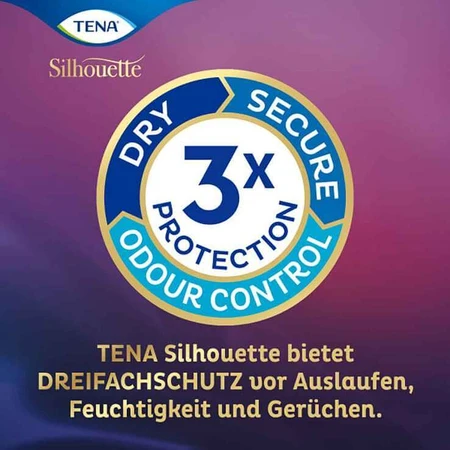 TENA® Silhouette NOIR Mini – tampoane pentru incontinență, 18 buc. n.v.