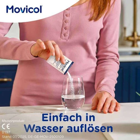 Sachets de poudre MOVICOL® – Soulagement rapide de la constipation, 10 sachets de poudre pour la préparation d'une solution buvable