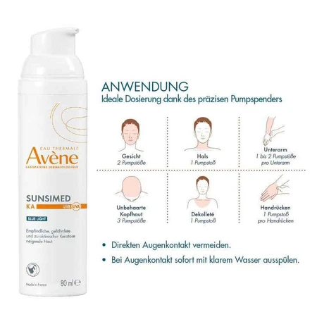 Avene Sunsimed KA Emulsion, 2x80 ml Emulsion