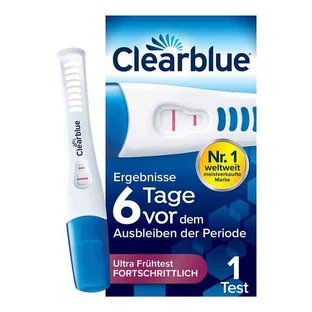 Prueba de embarazo Clearblue: 6 días antes — 2 hormonas, 2 pruebas
