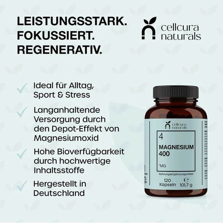Magnesium 400 Kapseln, 120 St Kapseln