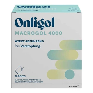 Onligol Macrogol 4000 Pulver zur Herstellung e.Lösung Sachet, 20X10 g Pulver