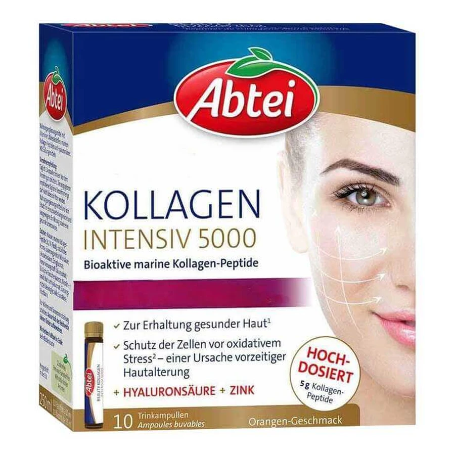 Abtei Kollagen Intensiv 5000 Trinkampullen, 10X25 ml Trinkampullen