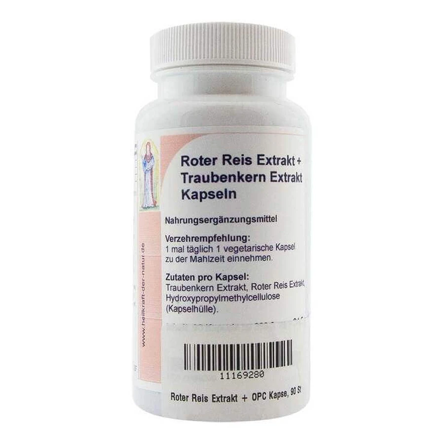 Estratto di riso rosso + OPC in capsule, 90 capsule