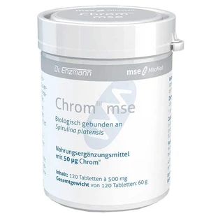 Cromo III, comprimidos de 50 µg, 120 comprimidos