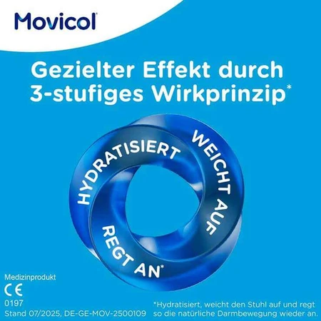 MOVICOL®-poederzakjes – Snelle verlichting bij constipatie, 20 zakjes poeder voor het bereiden van een drank